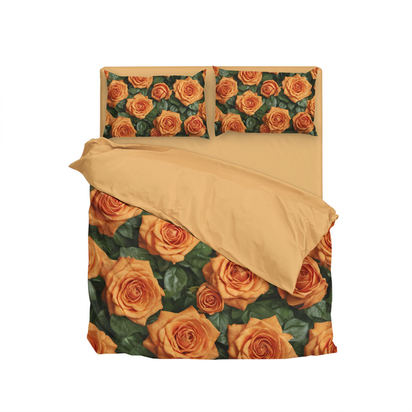 3D Realistic bedding-Yellow Roses Creative Personalized Bedding
