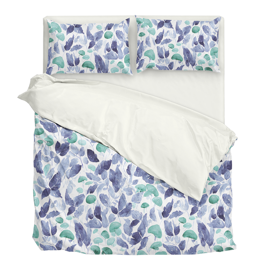Ropa de cama realista en 3D: juego de edredón y funda nórdica creativos con campos de lavanda