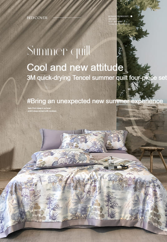 3M Process Tencel Washed Silk Summer Quilt: Unrivaled Comfort and Style