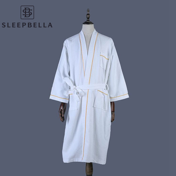 Hotel Waffle-Kimono Collar Robe Highlights