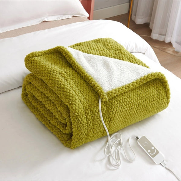 Electric Heated Blanket – Soft, Safe, Removable Controller, 3 Heat Settings, ETL Certified, Multiple Sizes & Colors