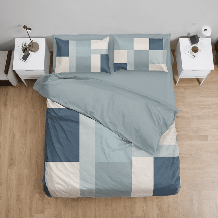 Bauhaus bedding-Grey Elegance Duvet Cover Set and Comforter Set - Sleepbella Bauhaus bedding-Grey Elegance Duvet Cover Set and Comforter Set - Grey Elegance 01 / Duvet cover set / Twin
