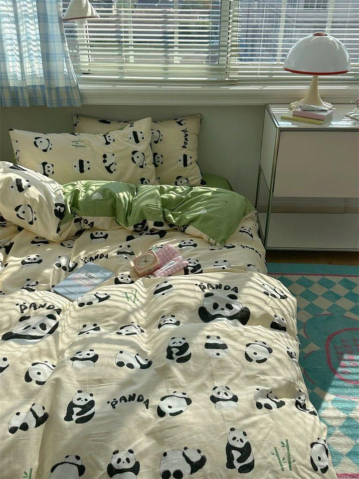 Cute Puppy Cotton 4-Piece Bedding Set - Children's Exclusive Bed Sheet and Duvet Cover - Sleepbella Cute Puppy Cotton 4-Piece Bedding Set - Children's Exclusive Bed Sheet and Duvet Cover - Cute 10 / Duvet Cover set / 1.2m【Duvet cover 59" x 78.7"/Flat Sheet 70.9" x 90.6"/Pillowcase 19.7" x 29.5"】3-piece set】