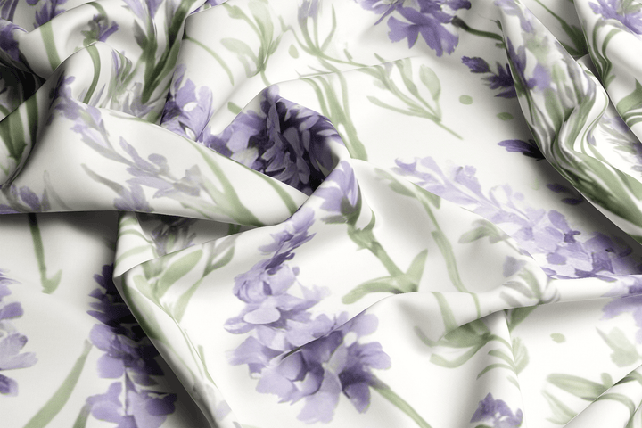 Lavender Floral Comforter&Sheet Custom Bedding Set - Sleepbella Lavender Floral Comforter&Sheet Custom Bedding Set - Lavender Floral 01 / Duvet cover set / Twin