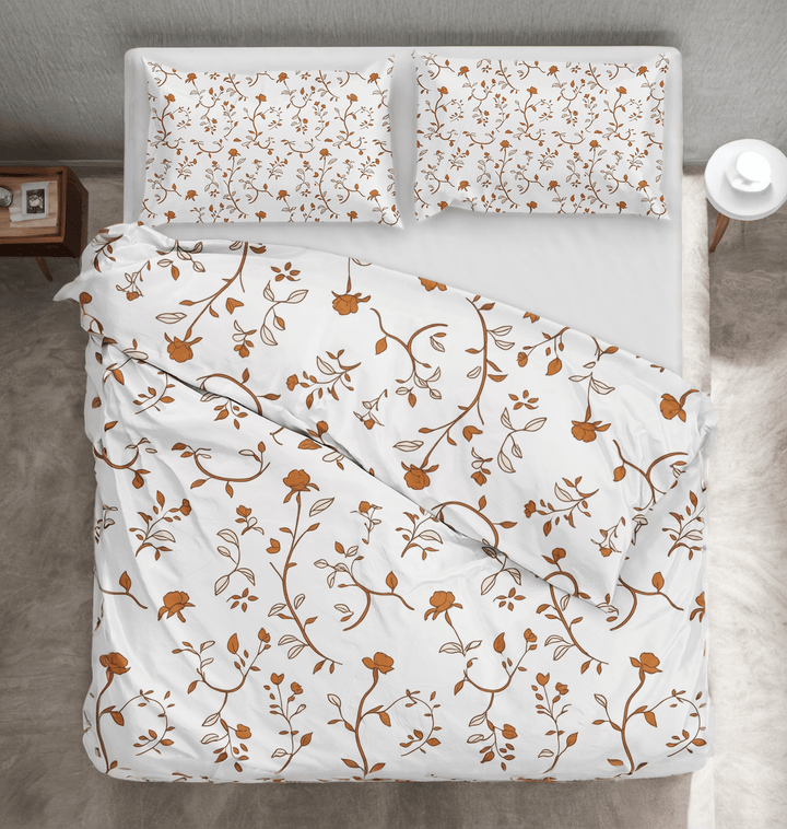 Pastoral Series Branches and Flowers Comforter&Duvet Cover Bedding Set - Sleepbella Pastoral Series Branches and Flowers Comforter&Duvet Cover Bedding Set - Duvet cover set / Twin