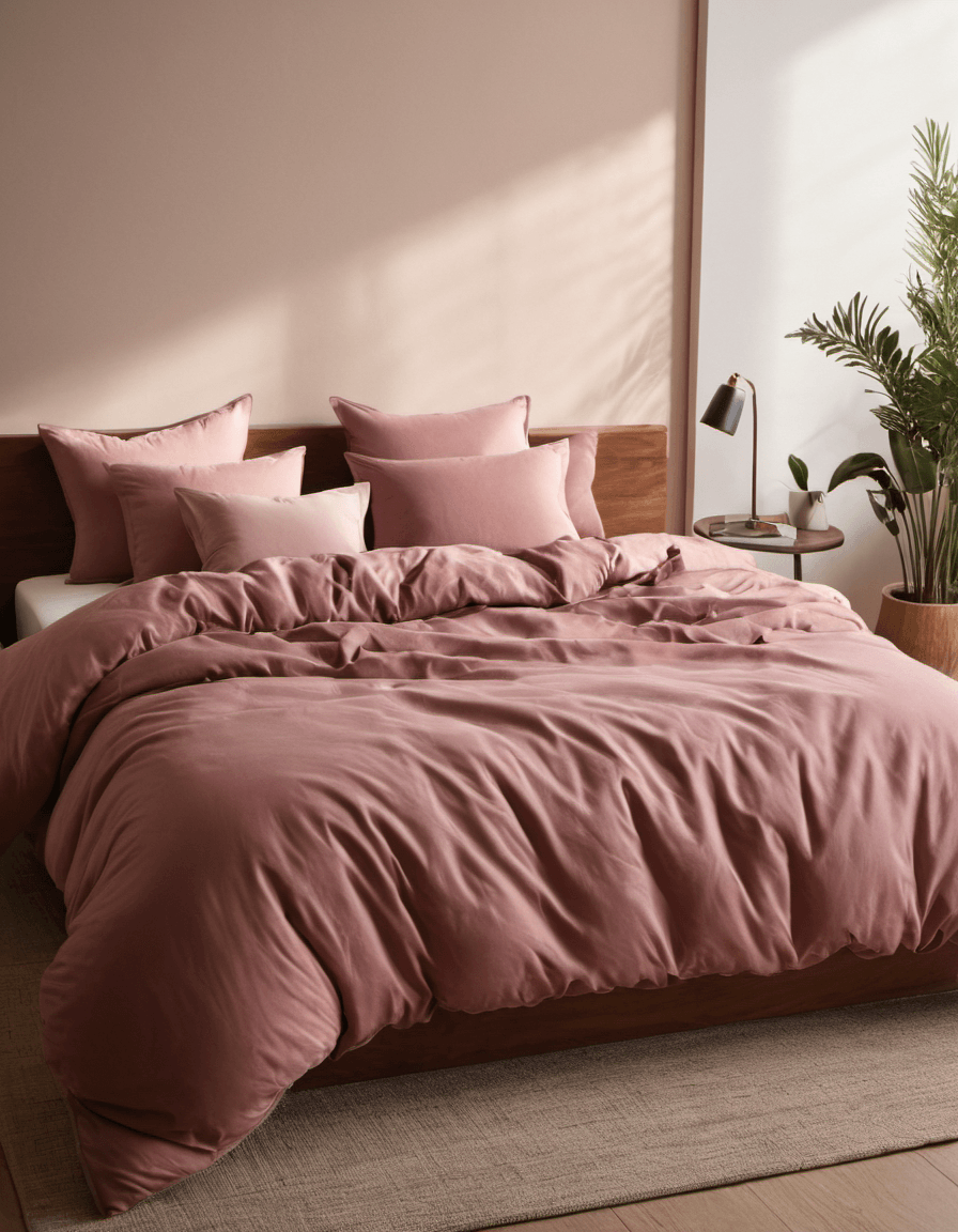 Soft Solid Color Series Blush Pink Duvet Cover Bedding Set - Sleepbella Soft Solid Color Series Blush Pink Duvet Cover Bedding Set - Duvet cover set / Twin