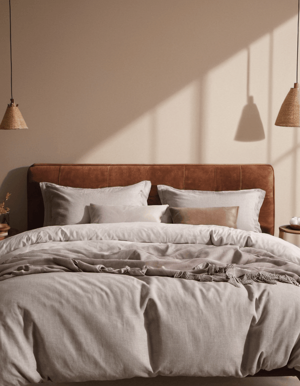 Solid Color Series Light Beige Duvet Cover Bedding Set - Sleepbella Solid Color Series Light Beige Duvet Cover Bedding Set - Duvet cover set / Twin