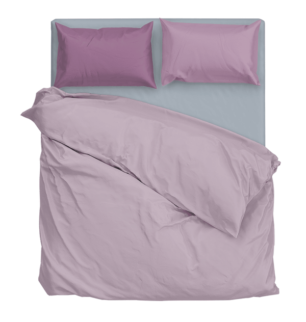 Solid Color Series Purple Duvet Cover Bedding Set - Sleepbella Solid Color Series Purple Duvet Cover Bedding Set - Duvet cover set / Twin