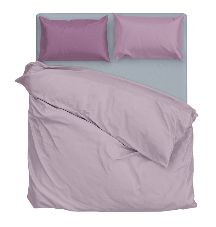 Solid Color Series Purple Duvet Cover Bedding Set - Sleepbella Solid Color Series Purple Duvet Cover Bedding Set - Duvet cover set / Twin