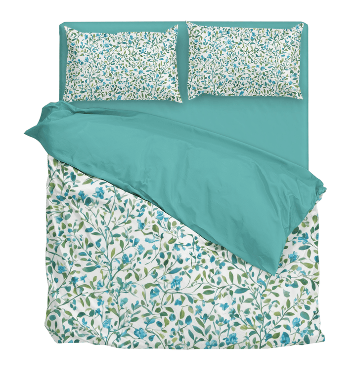 Summer and Spring Leaf Pattern Comforter & Sheet Custom Bedding Sets - Sleepbella Summer and Spring Leaf Pattern Comforter & Sheet Custom Bedding Sets - Leaf 02 / Duvet cover set / Twin