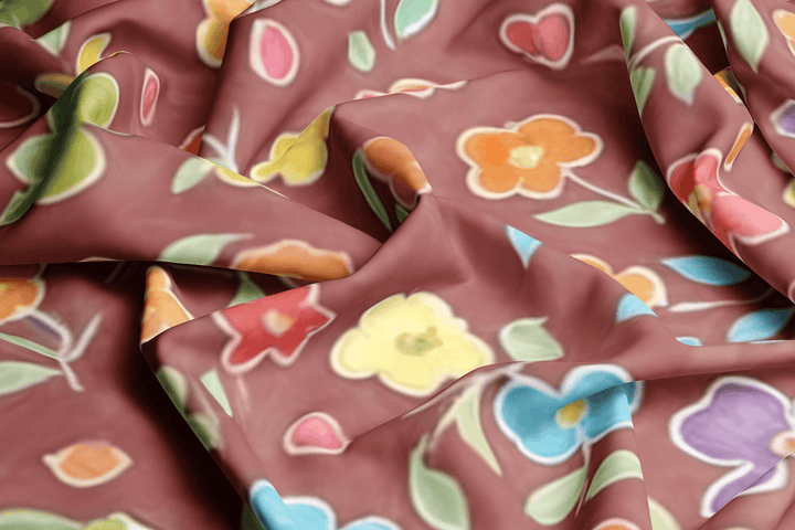 Whimsical Garden Brown Counside Floral Duvet Cover Bedding Set - Sleepbella Whimsical Garden Brown Counside Floral Duvet Cover Bedding Set - Duvet cover set / Twin