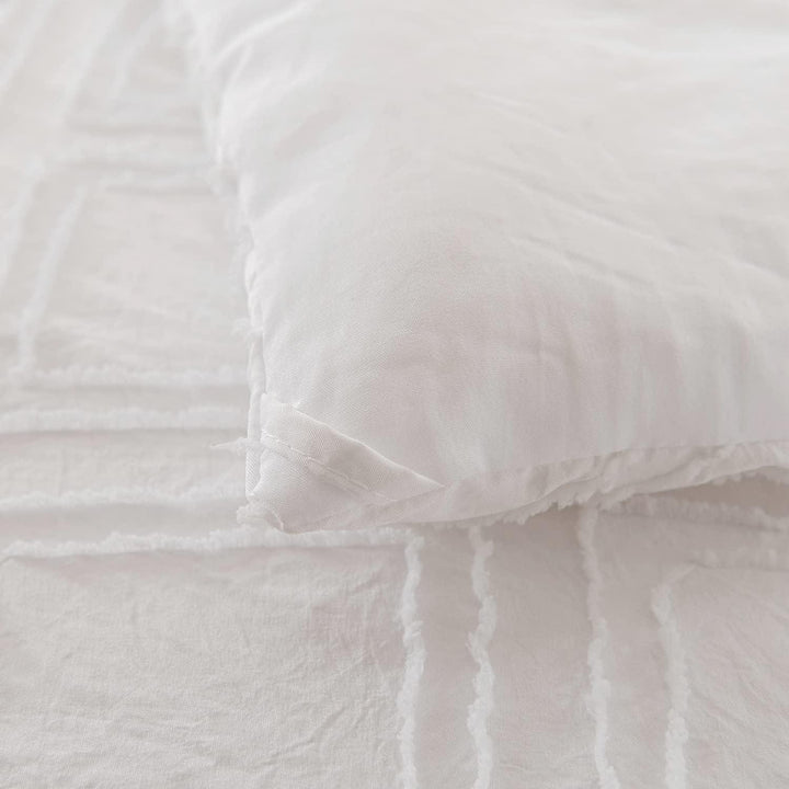 Comforter Set, White Bedding Comforter Set Diamond Tufted Design, Boho Comforter Set Lightweight and Fluffy for All Seasons - Sleepbella Comforter Set, White Bedding Comforter Set Diamond Tufted Design, Boho Comforter Set Lightweight and Fluffy for All Seasons - Diamond-white / Twin/ Twin XL